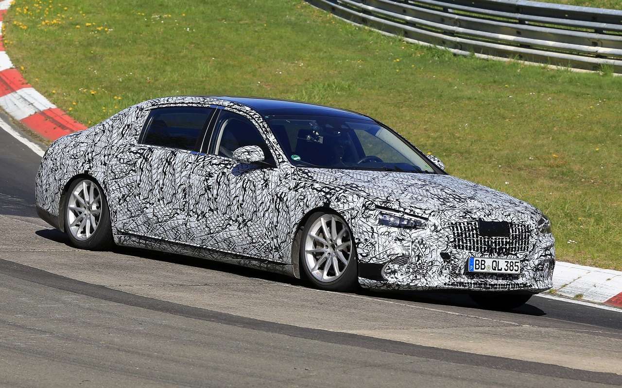 Новый Mercedes-Maybach S-Class тестируют на Нюрбургринге