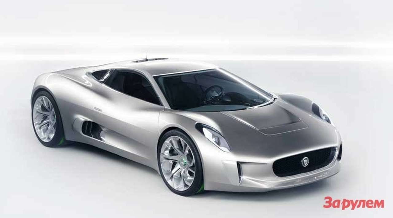 Jaguar C-X75 стал самым дорогим гибридным суперкаром  