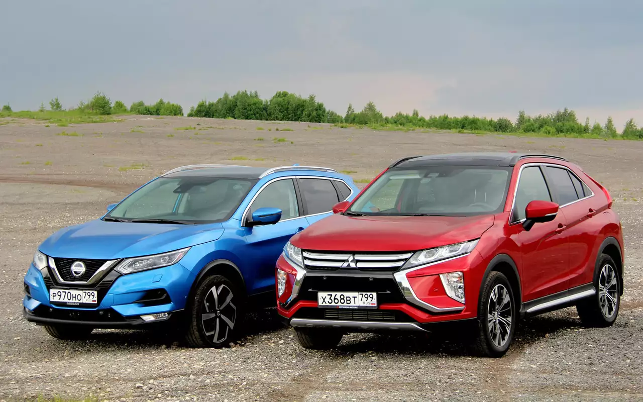 Nissan Qashqai vs Mitsubishi Eclipse Cross: японская разборка