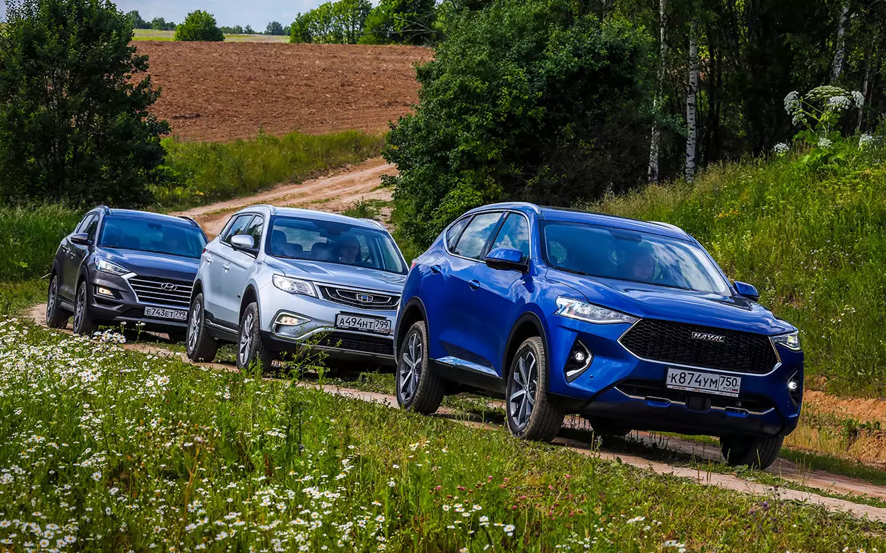 Tucson, Atlas, Haval F7: большой тест кроссоверов