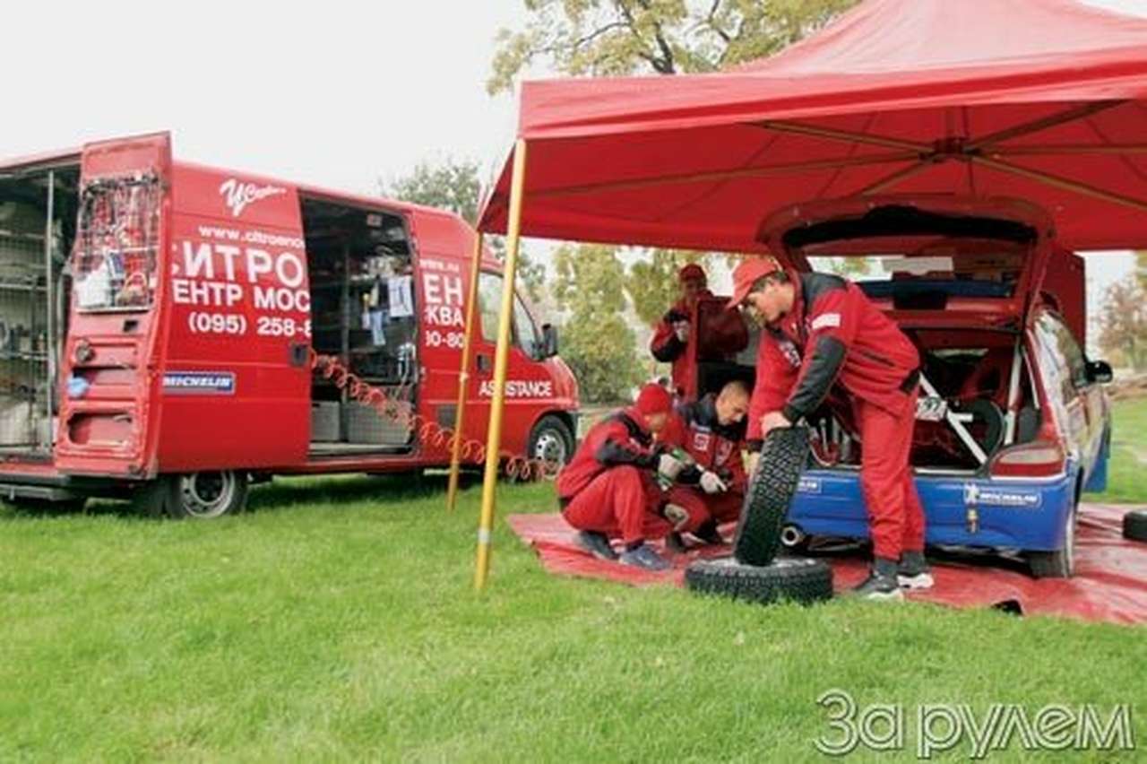 Раллийная техничка. служба тыла