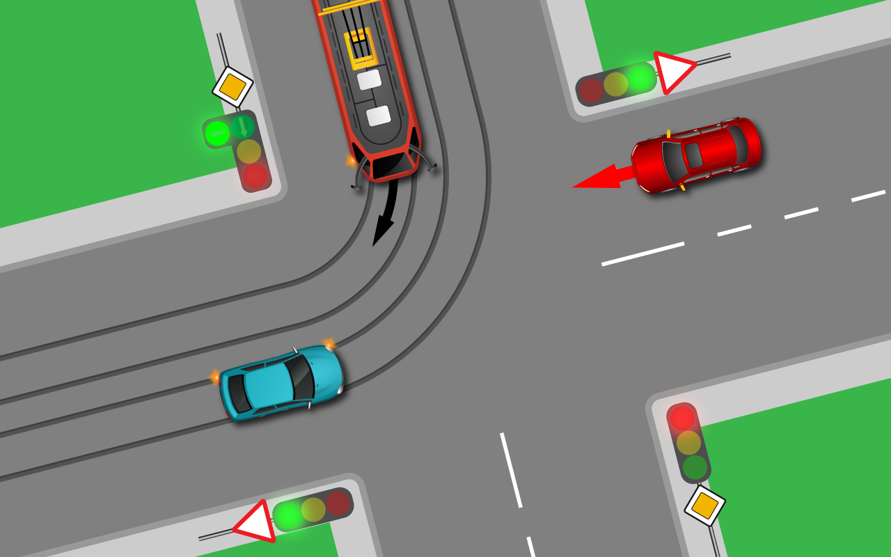 Кому же тут уступать? Несложный (только на первый взгляд!) тест