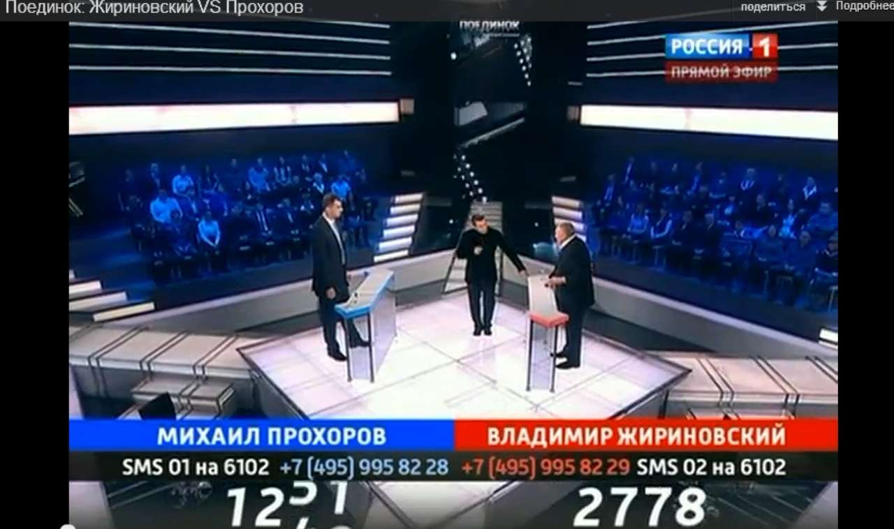 Жириновский пообещал раздеть Прохорова за срыв проекта «ё-мобиль»