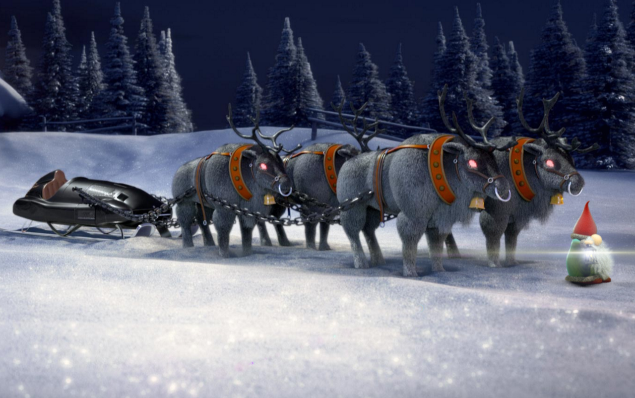 Mercedes-Benz подогнал Санта Клаусу АMG-оленей