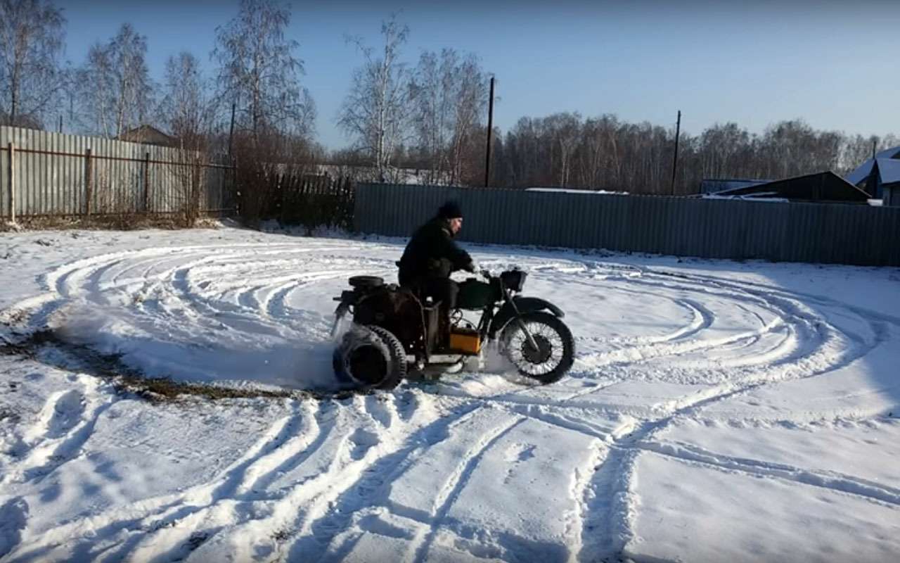Мотоцикл с мотором ВАЗ в коляске — теперь вы видели все!