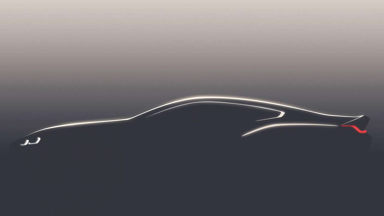 Пока что силуэт: первое изображение «восьмерки» BMW
