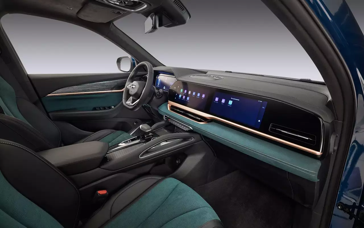 Интерьер Geely Monjaro