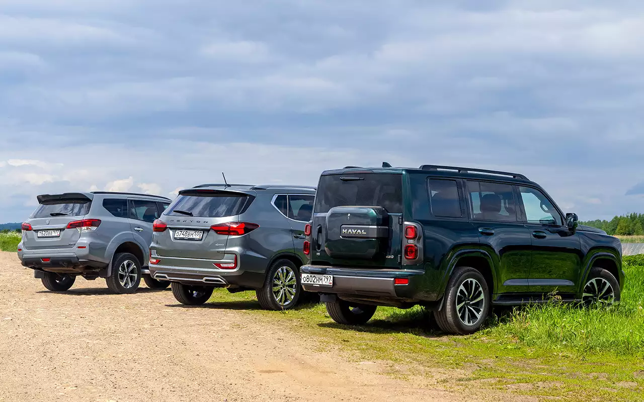 Haval H9, KGM Rexton, Oting Paladin — тест в цифрах