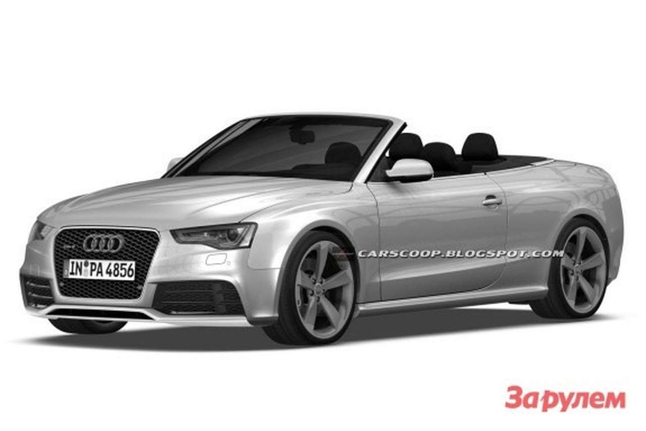 Изображения Audi RS5 Cabrio утекли из патентного бюро