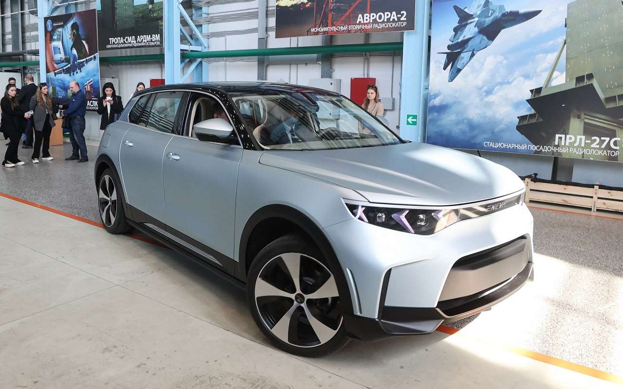 Концепт российского электромобиля E-Neva