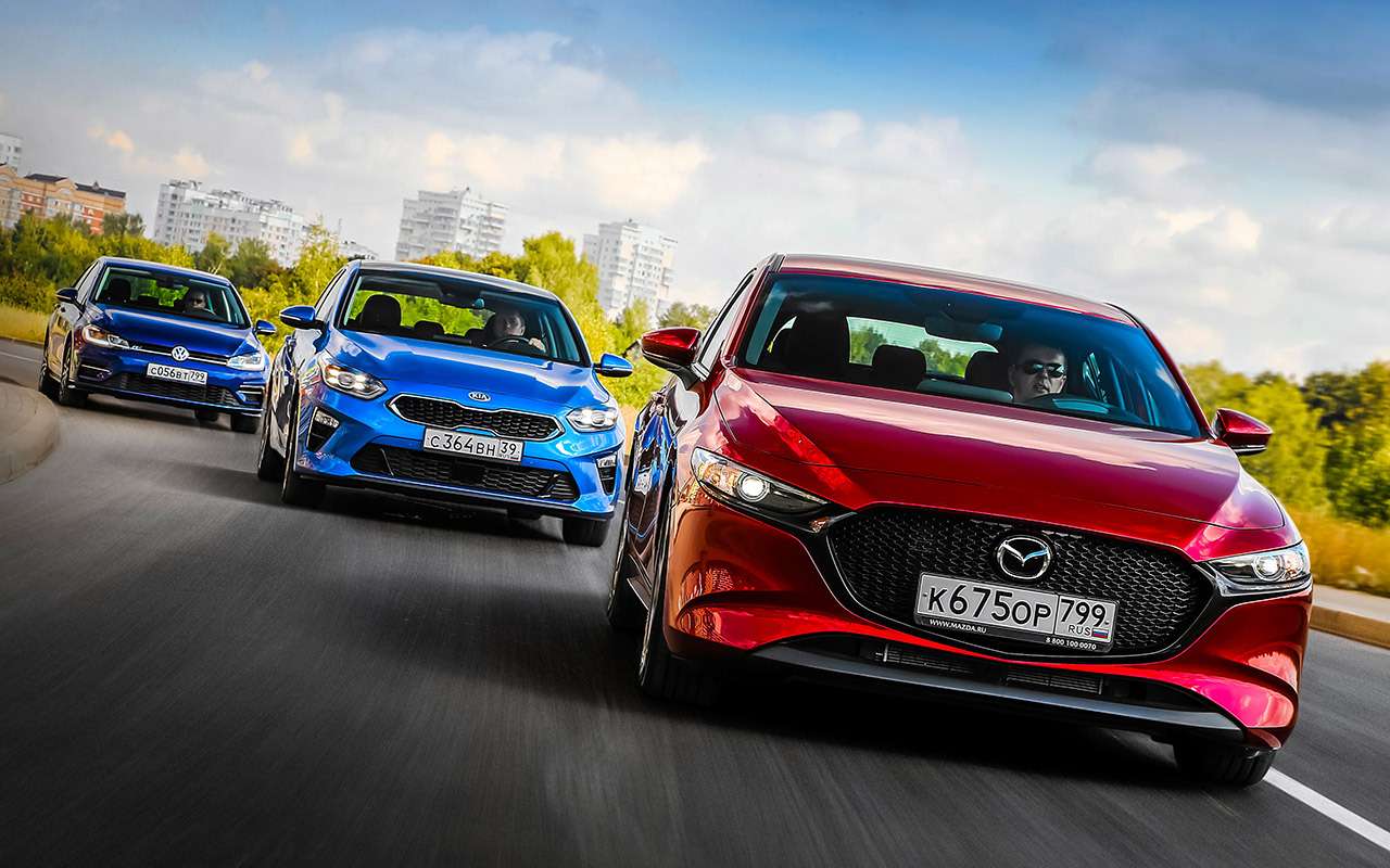 Mazda 3 и ее конкуренты: тест-драйв в цифрах