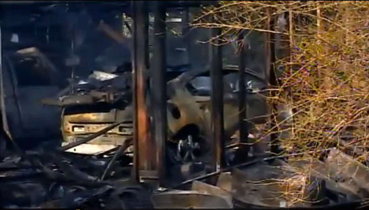 В Москве сгорели семь машин