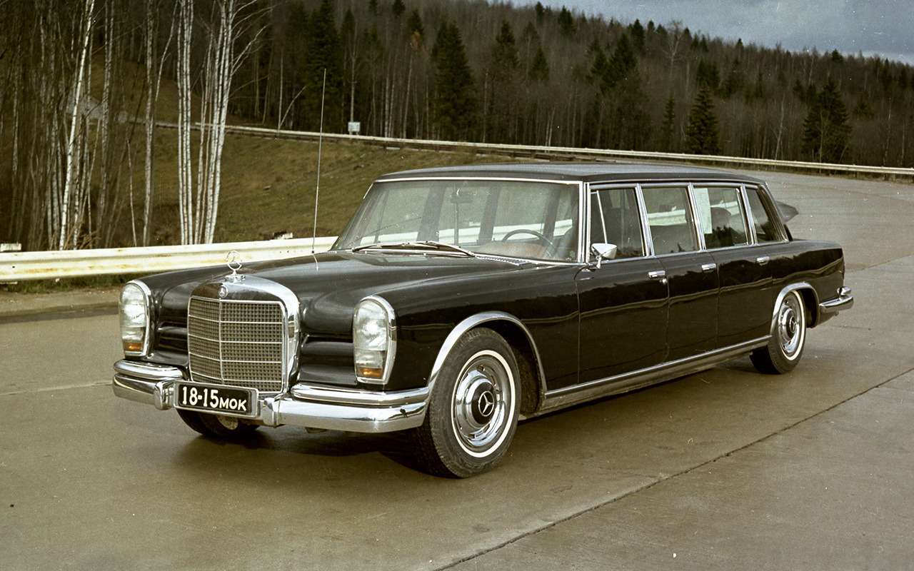 Mercedes-Benz 600 Pullman на полигоне НАМИ.