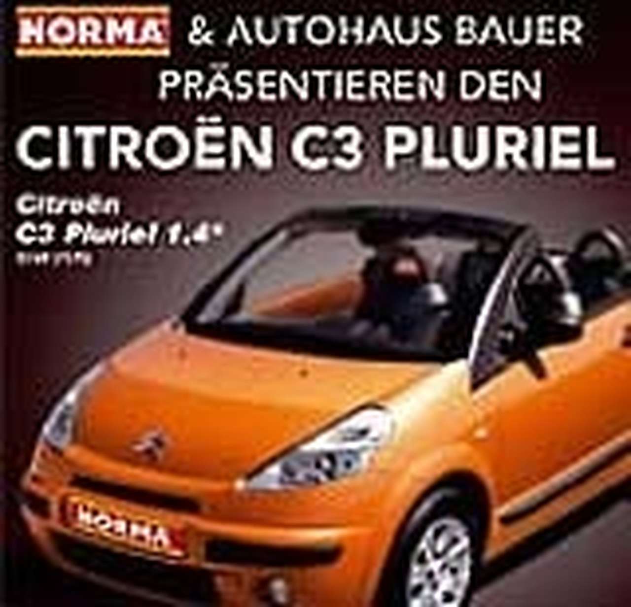 Citroen Pluriel продают в булочной
