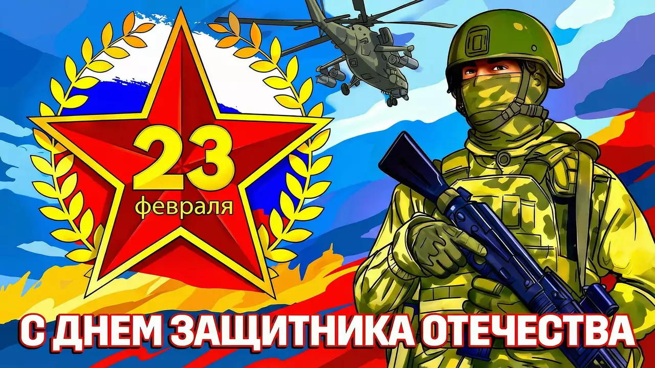 Поздравляем с 23 февраля!