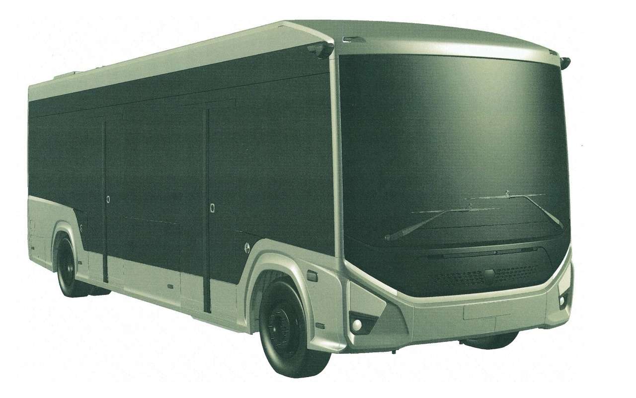 ГАЗ запатентовал городской электробус e-CityMAX-9