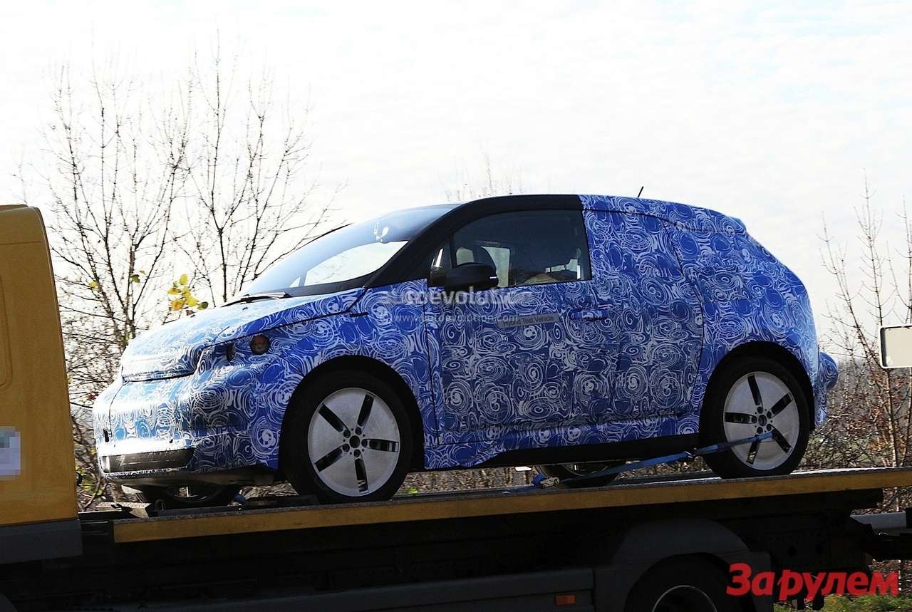 Предсерийный BMW i3 попался шпионам