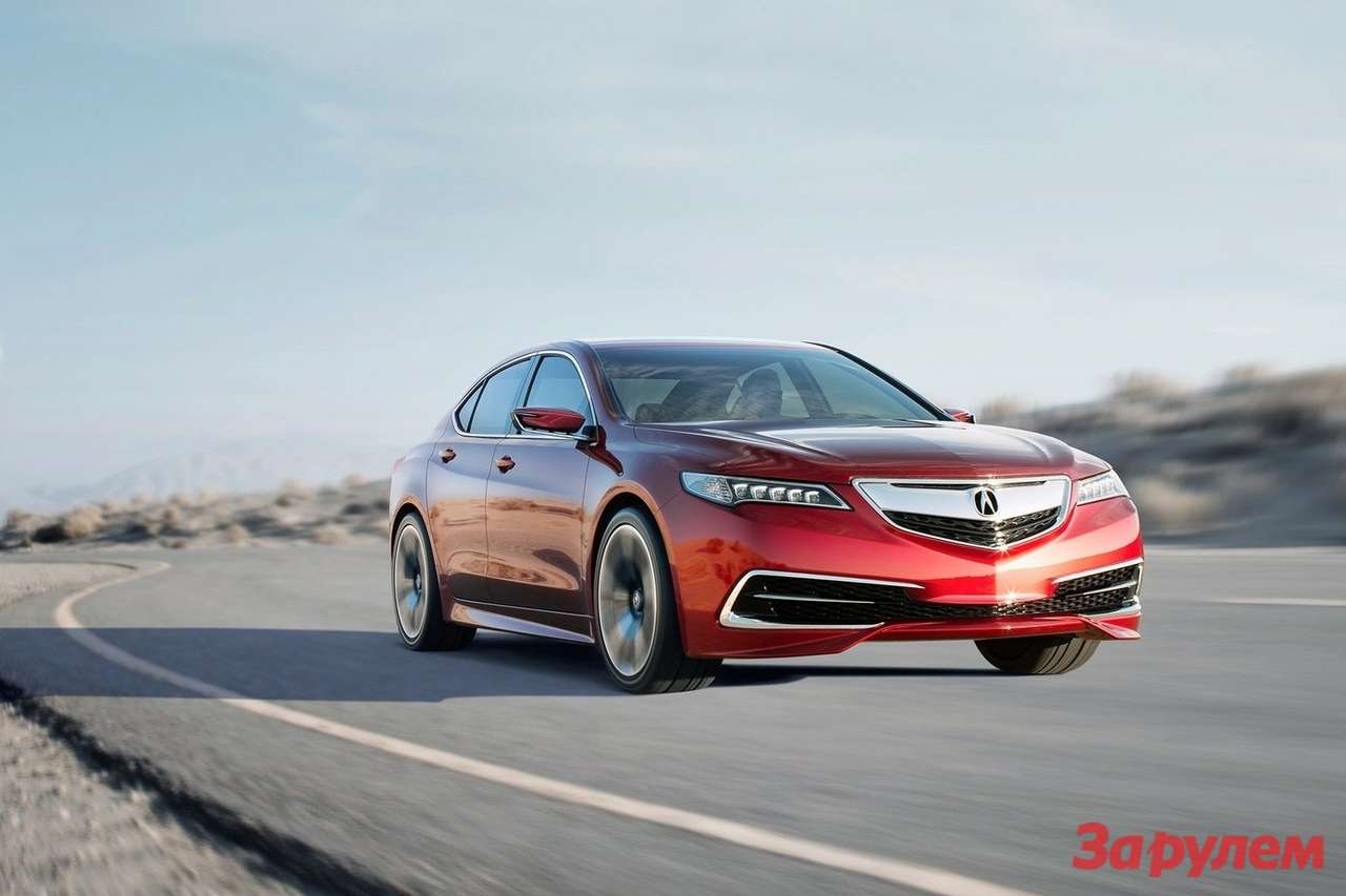 Новый седан Acura TLX показался в серийном обличье