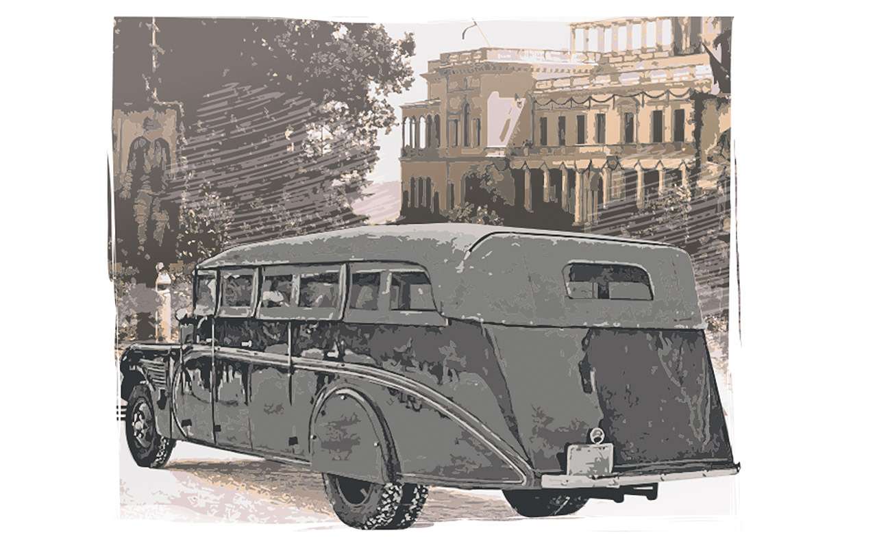 Особенный советский автобус — для НКВД (ну или для курортников)