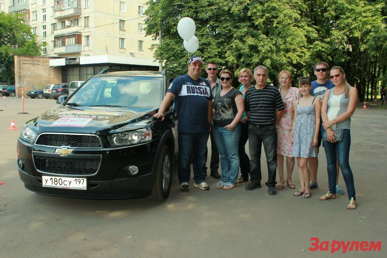 Chevrolet Captiva показала себя москвичам