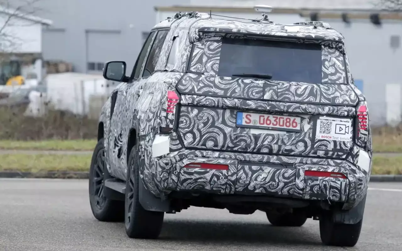 Mitsubishi Pajero на тестах