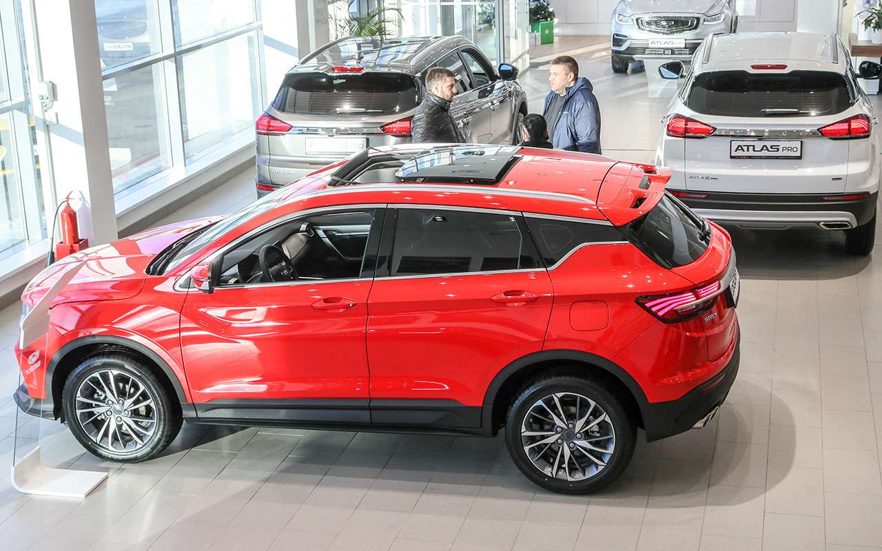 Geely утратила свою популярность в России
