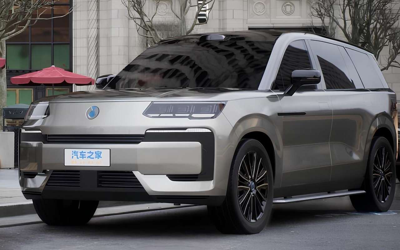 Китайский сайт Autohome представил, как могла бы выглядеть Denza N9 на основе известных данных и шпионских фотографий (рендер)