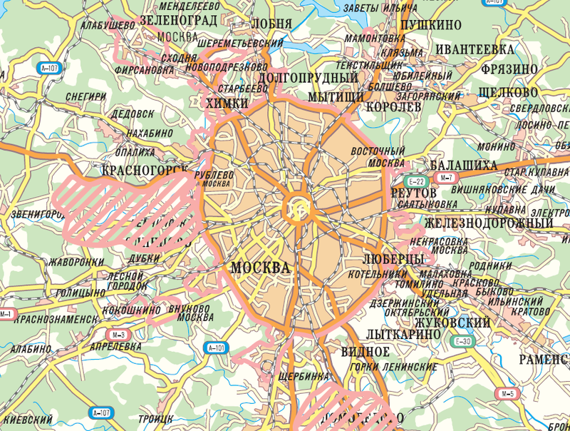 Карта москва где кто живет