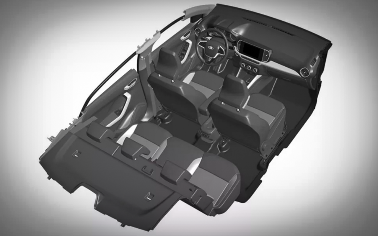 Салон новой Lada Iskra
