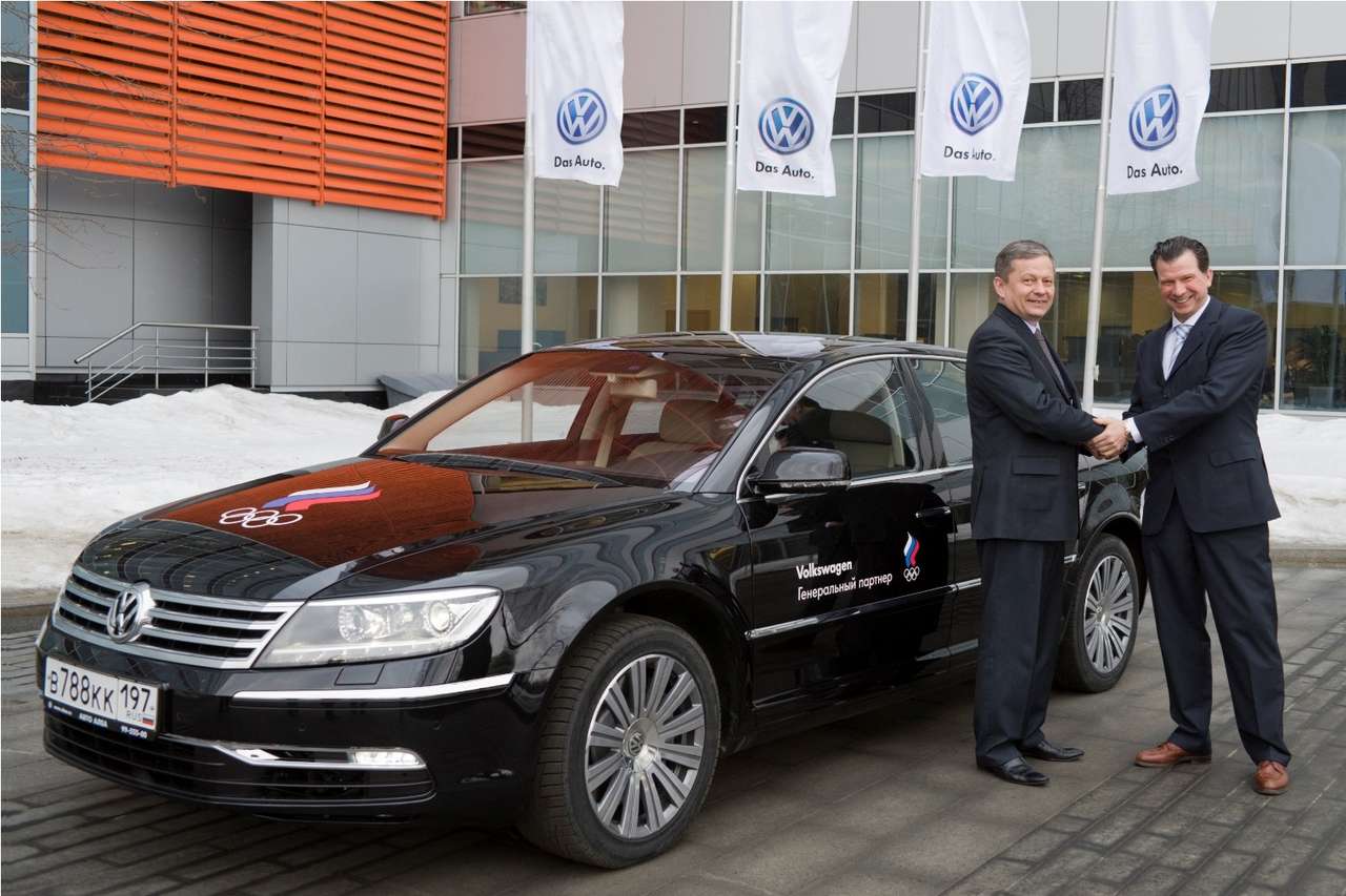 Volkswagen передал первый Phaeton Олимпийскому комитету