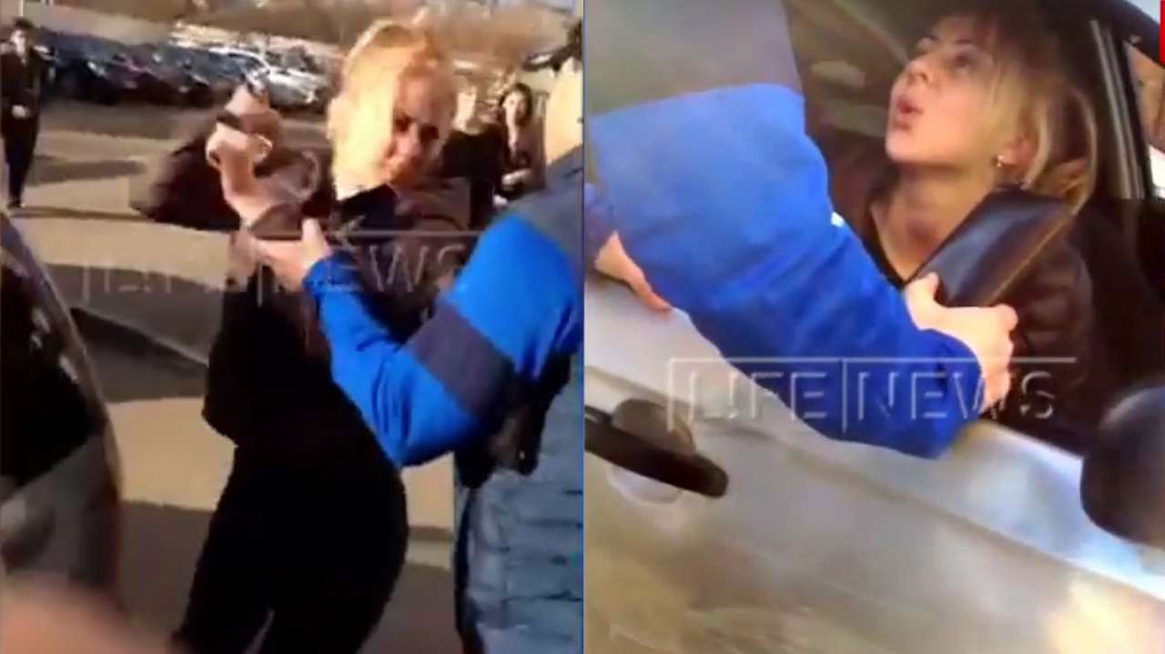 Автоледи «поздравила» мужчин массовым ДТП