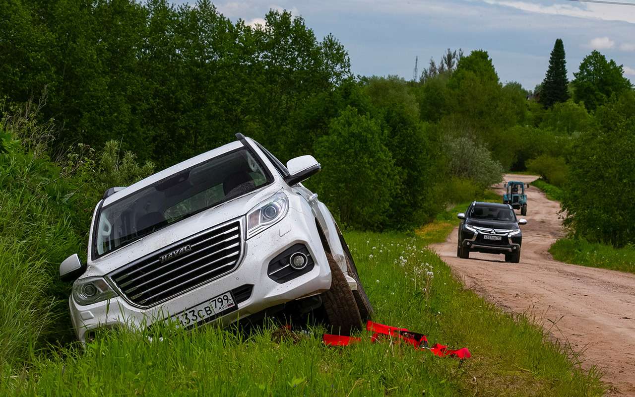 Haval H9 и Mitsubishi Pajero Sport — тест в цифрах