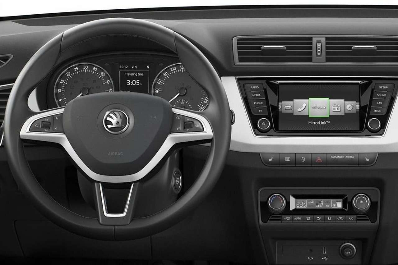 Новая Skoda Fabia показала свой салон