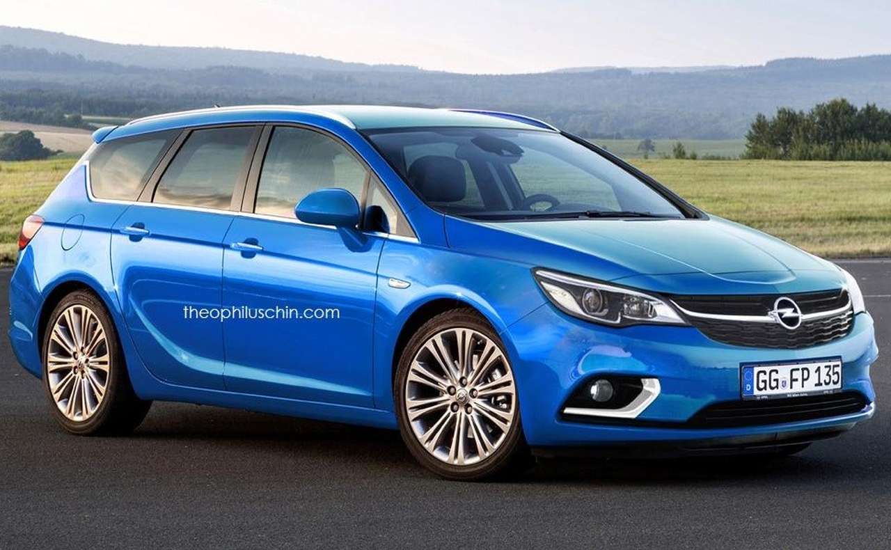 Opel Astra следующего поколения — новые рендеры