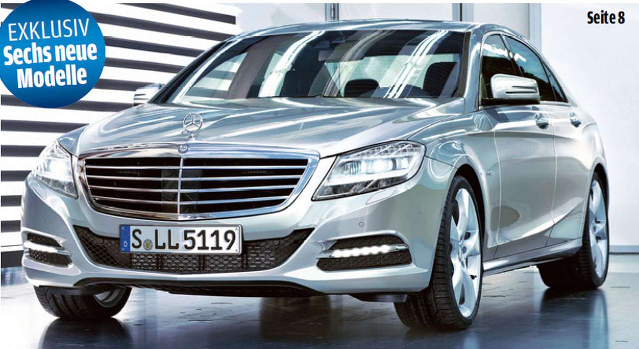 Новый Mercedes S-класса, возможно, дебютирует в следующем году