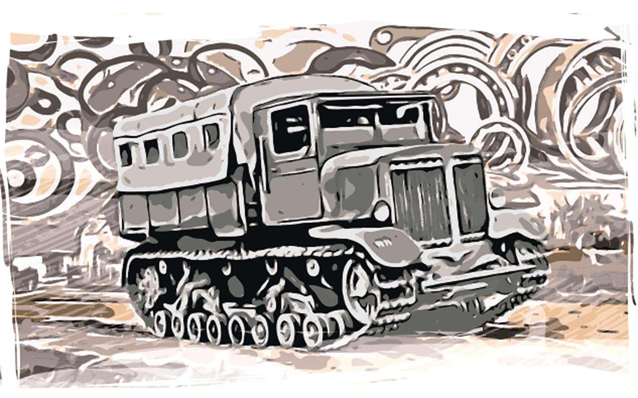 Довоенный тягач: он таскал танки