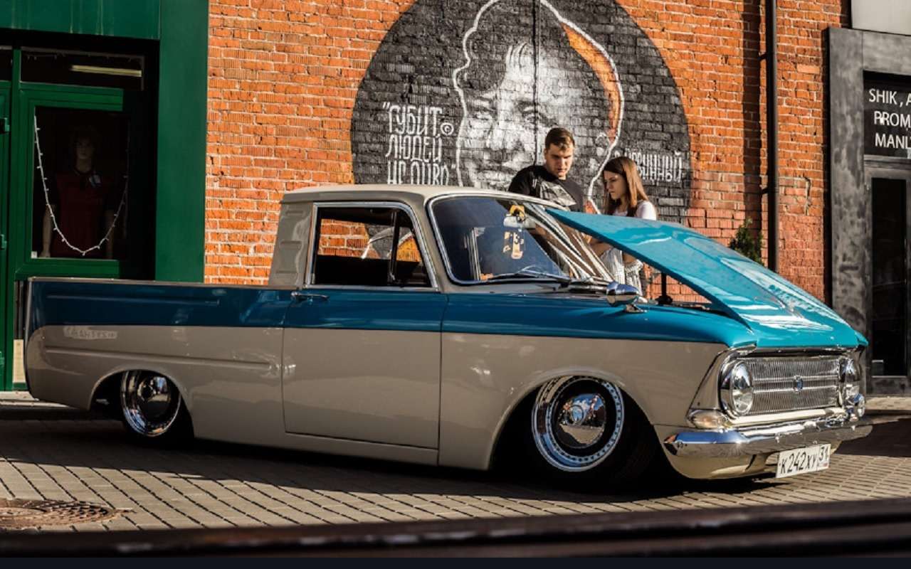 Из старого «каблука» ИЖ сделали стильный пикап (видео)