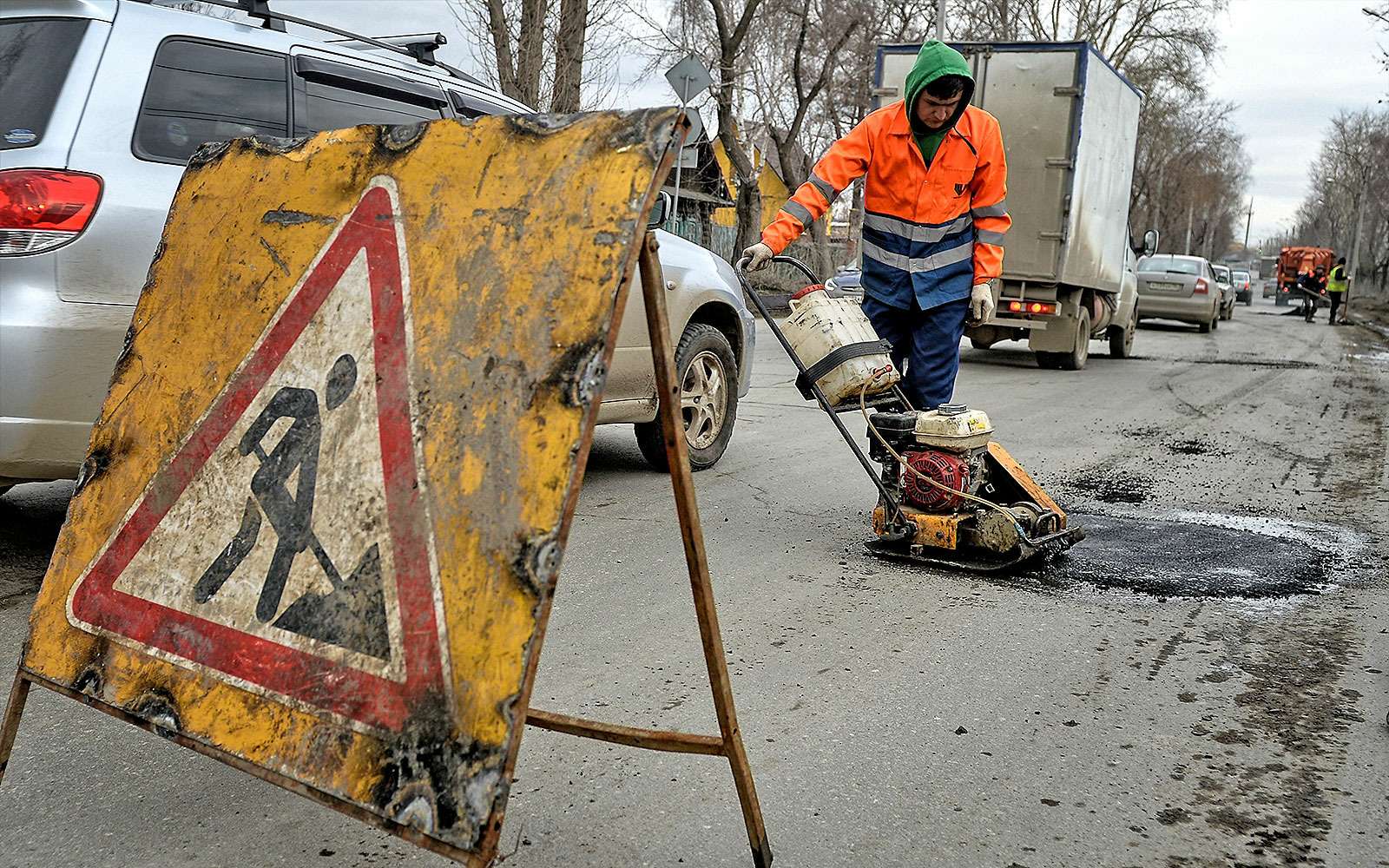 Ямочный ремонт дорог в России