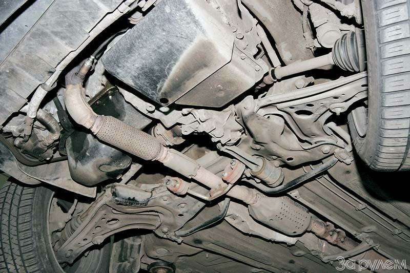 VW Polo снизу