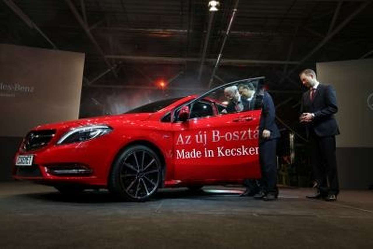 Новый Mercedes В-class пошел в серию в Венгрии