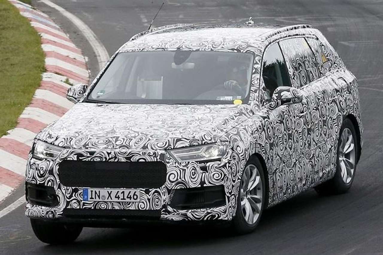 Шпионы засняли самый экономичный Audi Q7 нового поколения