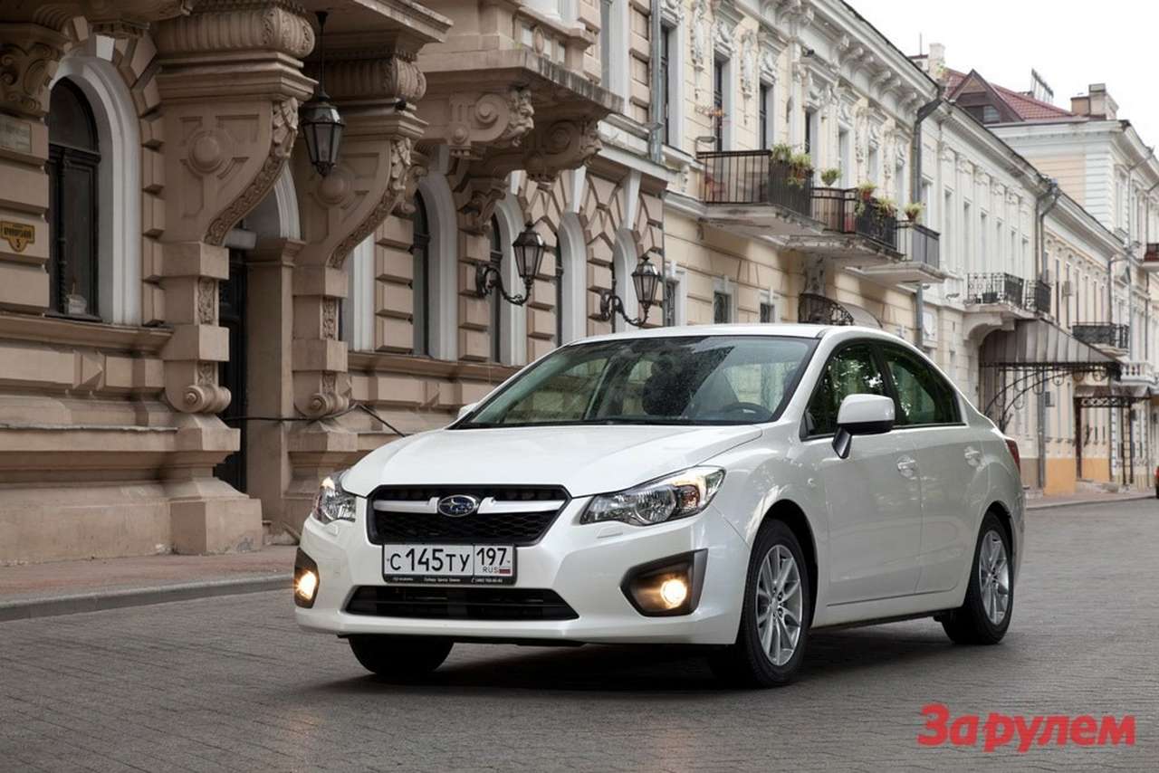 Subaru Impreza - номер обязательной программы