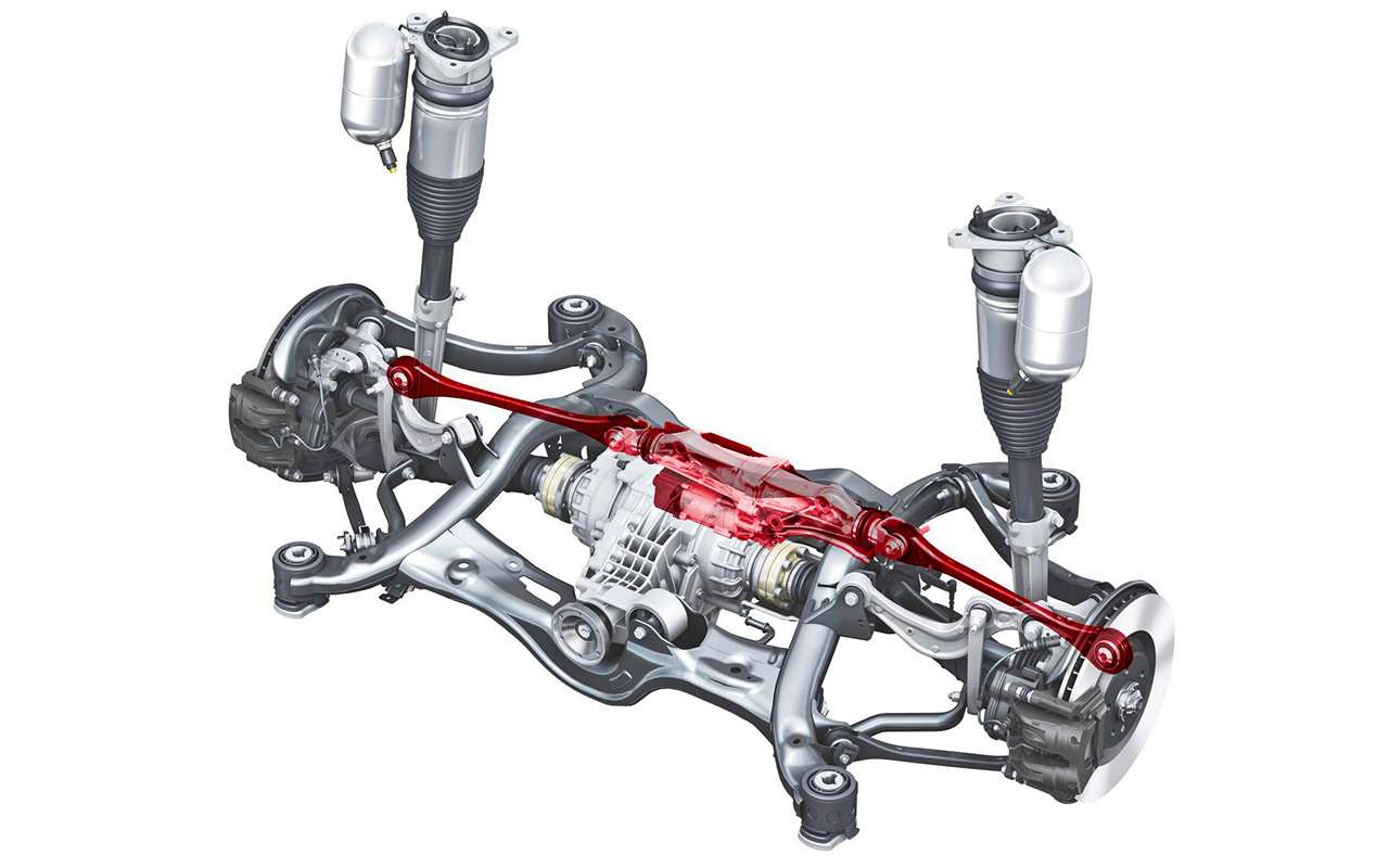 Задняя подвеска ауди а8 д3 схема