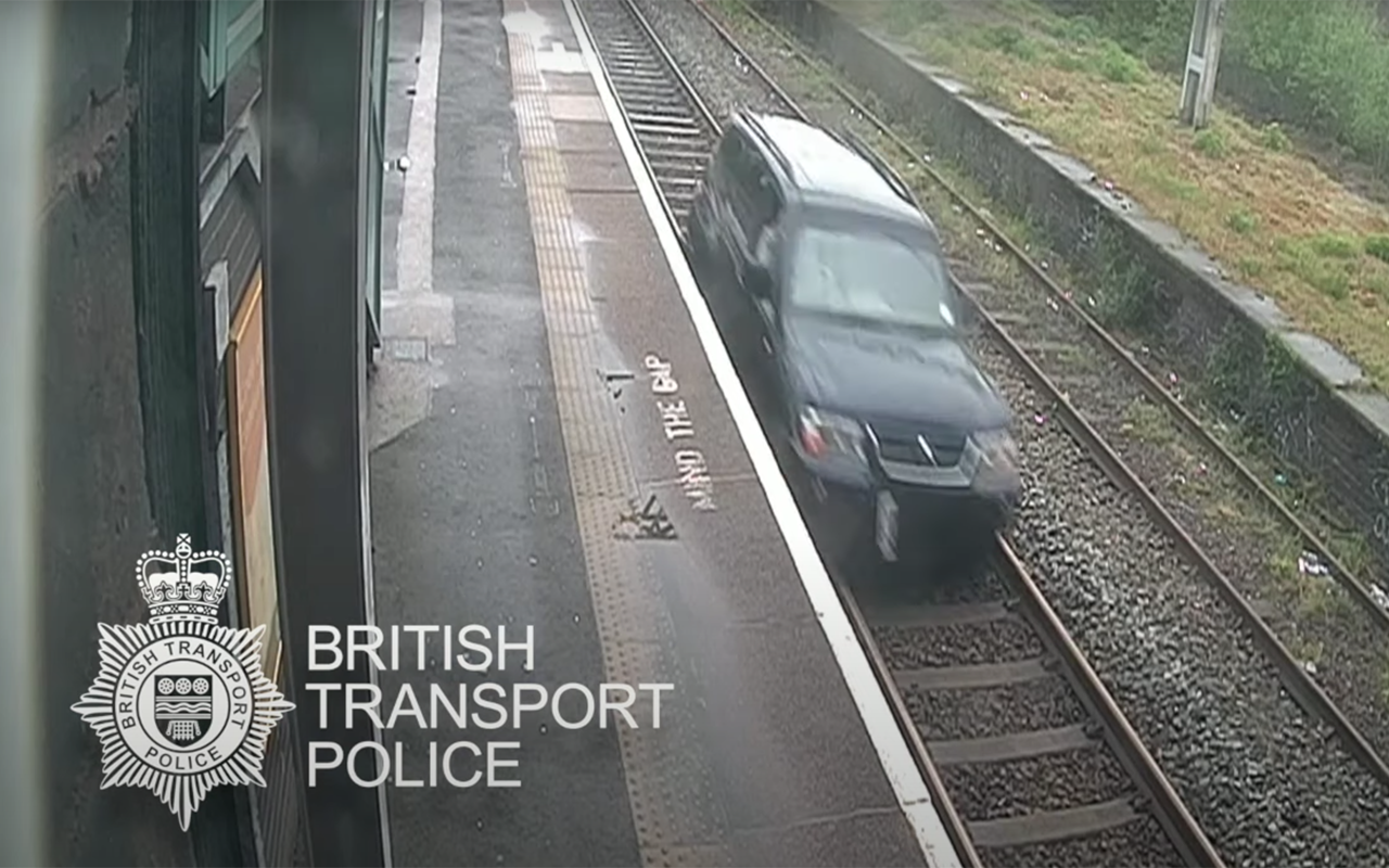 Проехать на кроссовере по ж/д путям. А что мне за это будет?