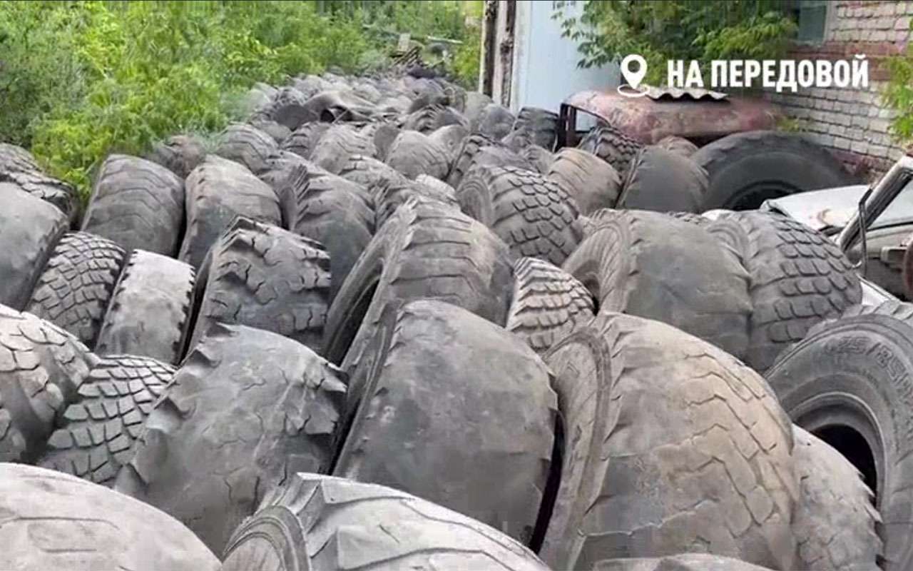 Убитые в боевых действиях шины