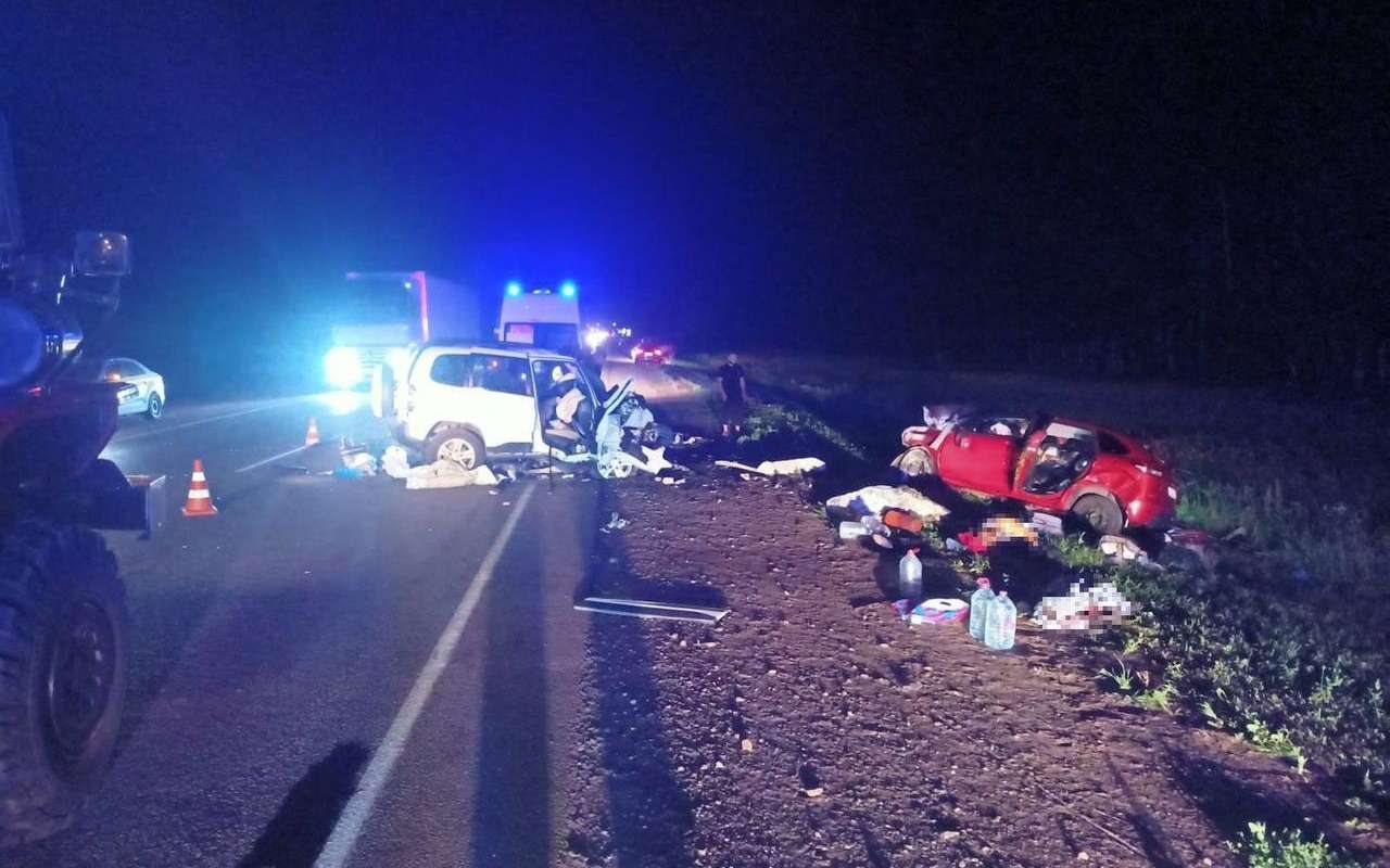 Лобовое столкновение легковушек на трассе под Рязанью унесло жизни пяти человек