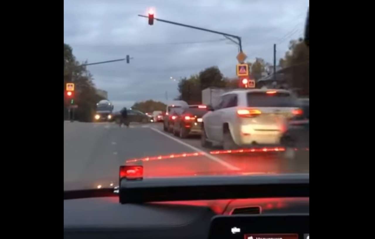 На красный, по встречке, через пешеходов – очередная выходка мажора