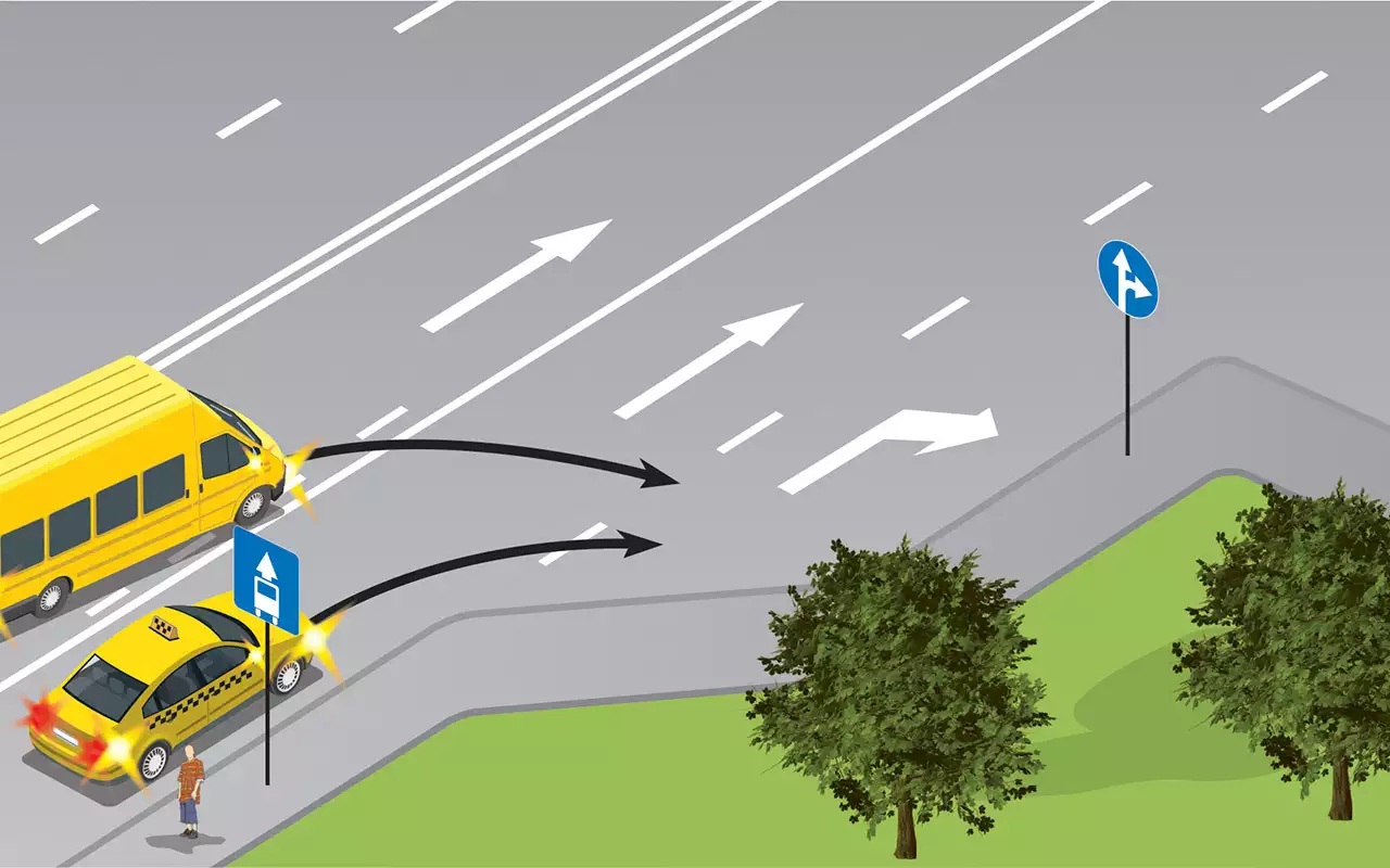 Мне тоже надо повернуть. Притормози! Частое нарушение