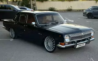 Продается черная Волга ГАЗ-24 с мощным V8