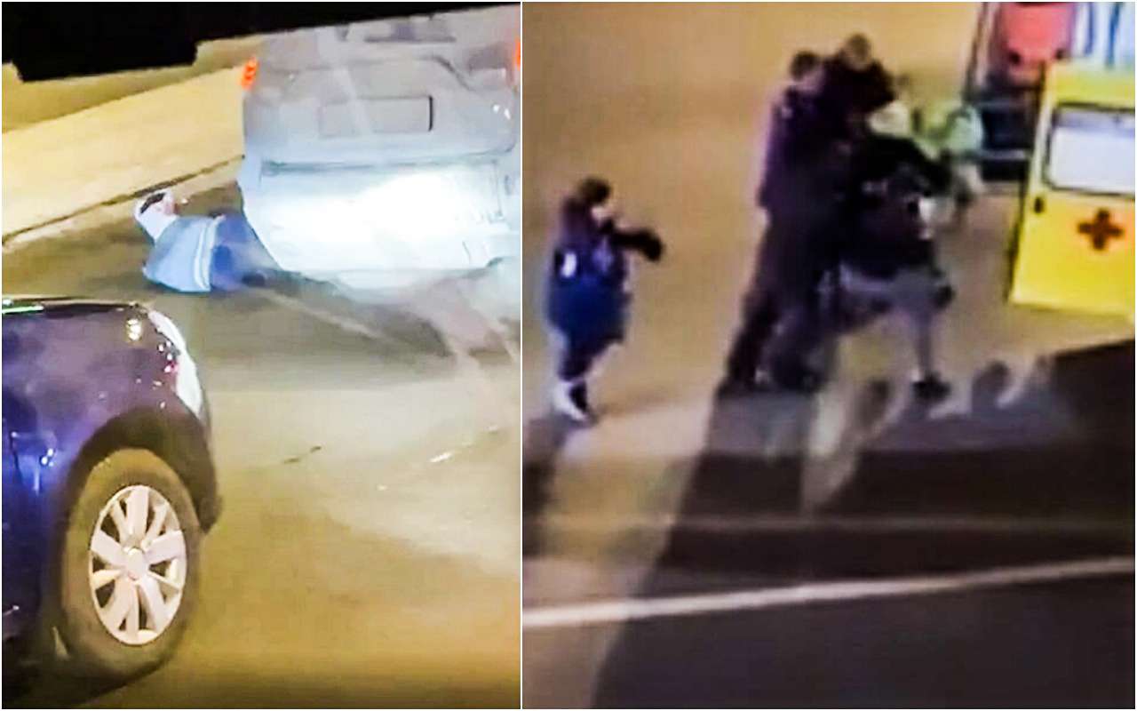 Пешеход дважды за полчаса попал под колеса авто